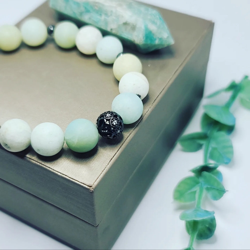 Amazonite bracelet - Picture 2 of 5